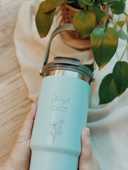 OASIS | Travel Tumbler - A Gift of Strength for IWD 2025