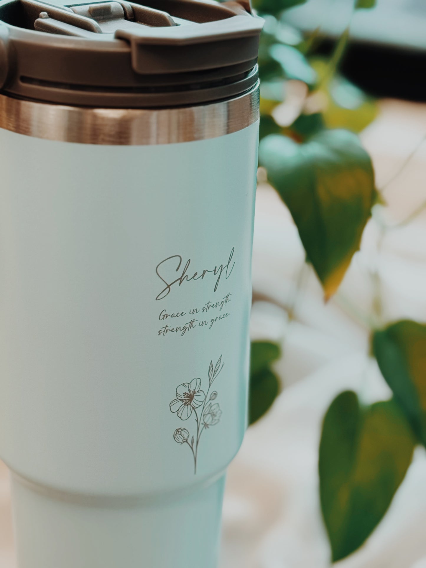 OASIS | Travel Tumbler - A Gift of Strength for IWD 2025