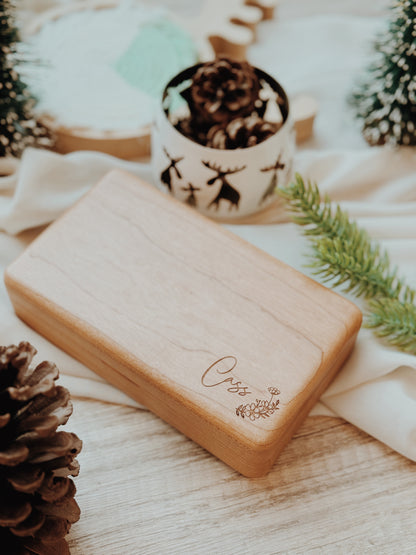 Personalized Engraved Wooden Gift - Custom Name and Message