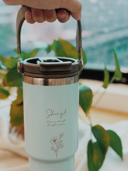 travel tumbler engraved