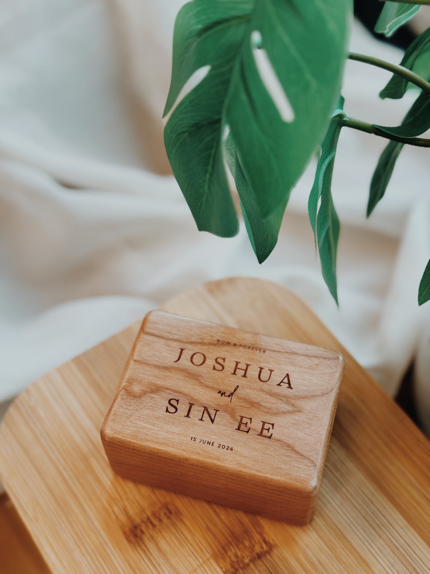 Personalized Engraved Wooden Gift - Custom Name and Message