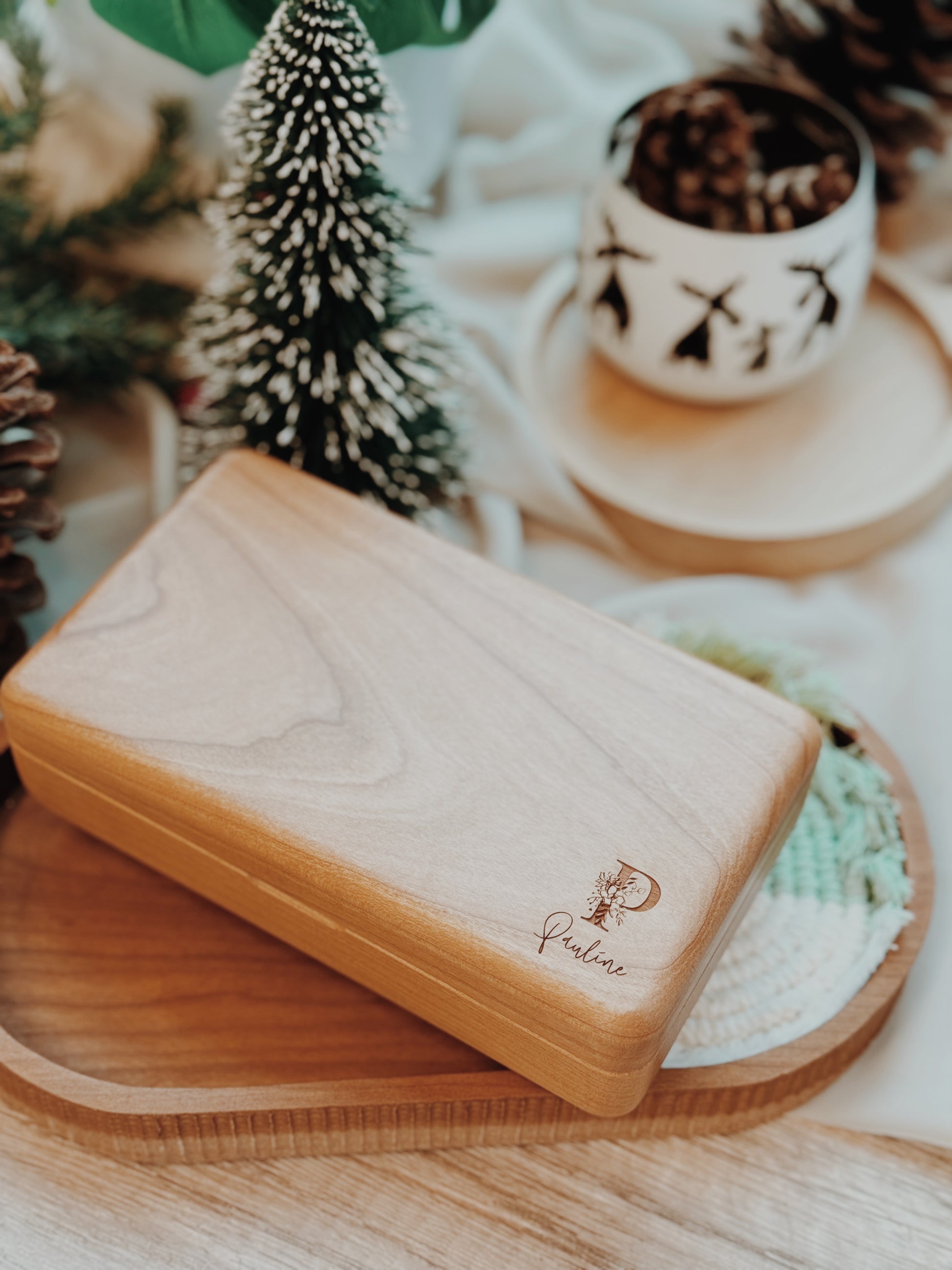 Personalized Engraved Wooden Gift - Custom Name and Message