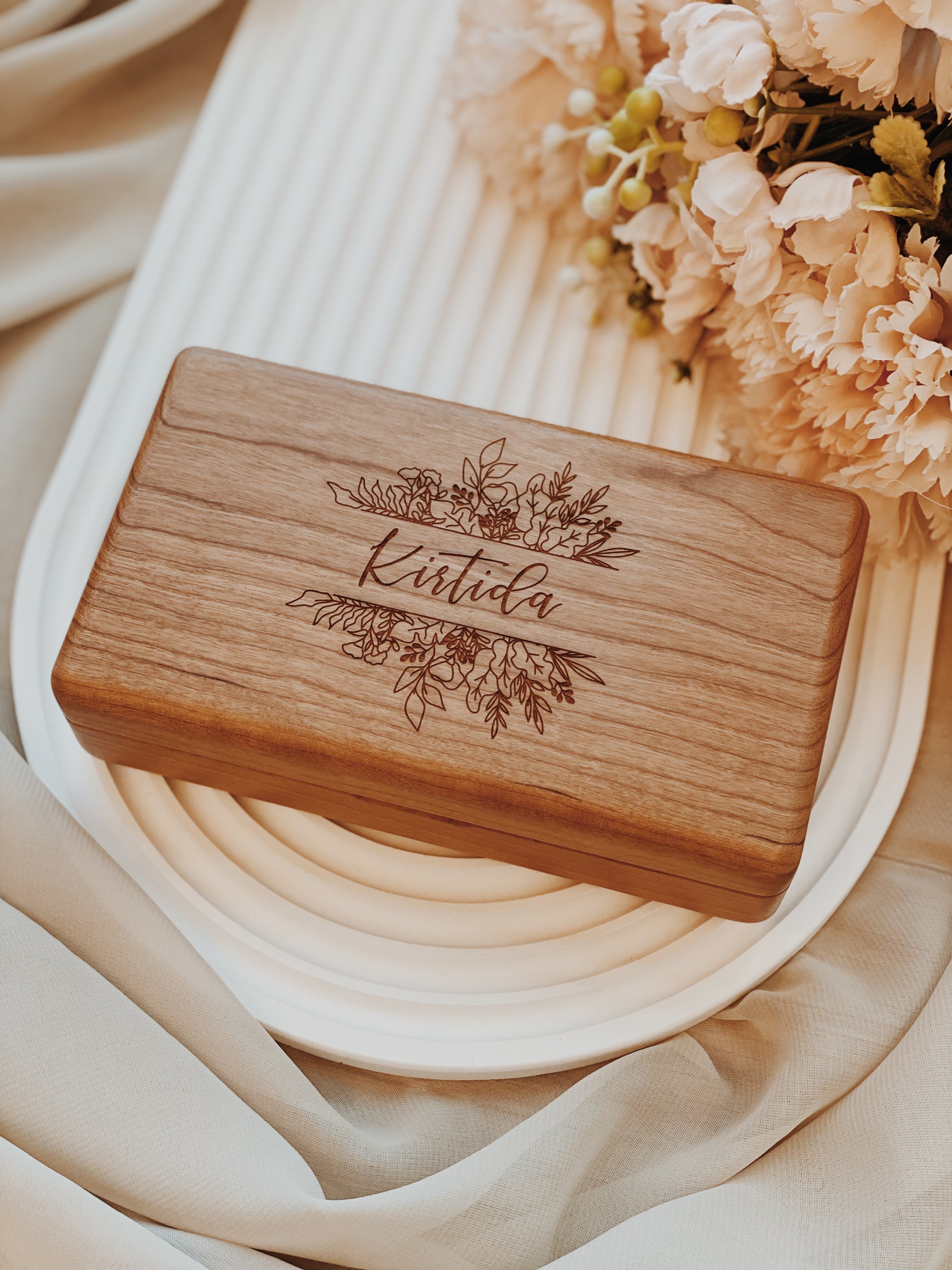 Personalized Engraved Wooden Gift - Custom Name and Message