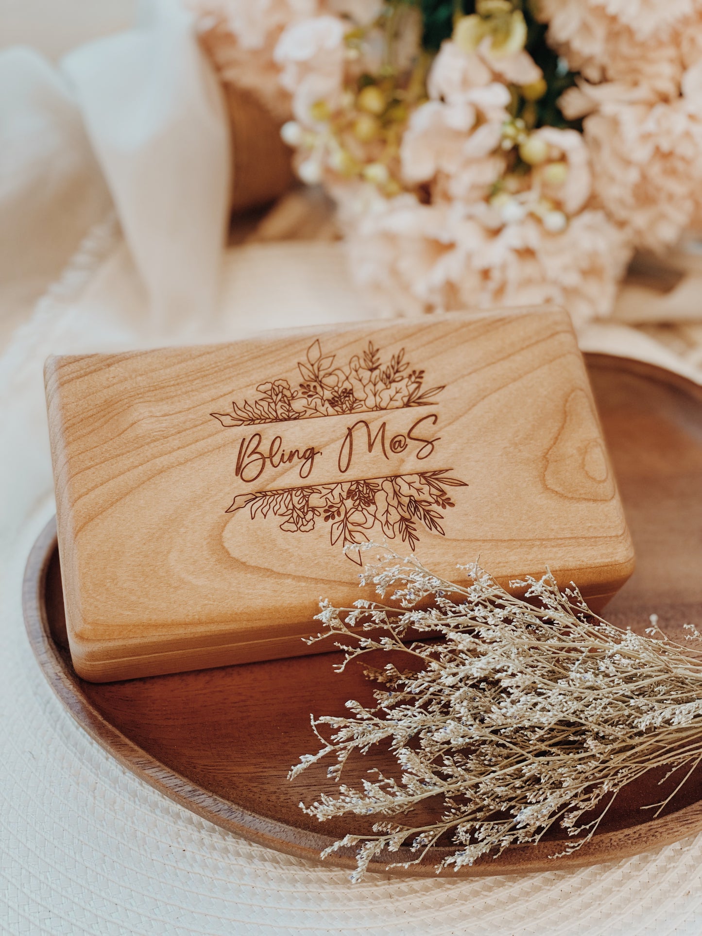 Personalized Engraved Wooden Gift - Custom Name and Message